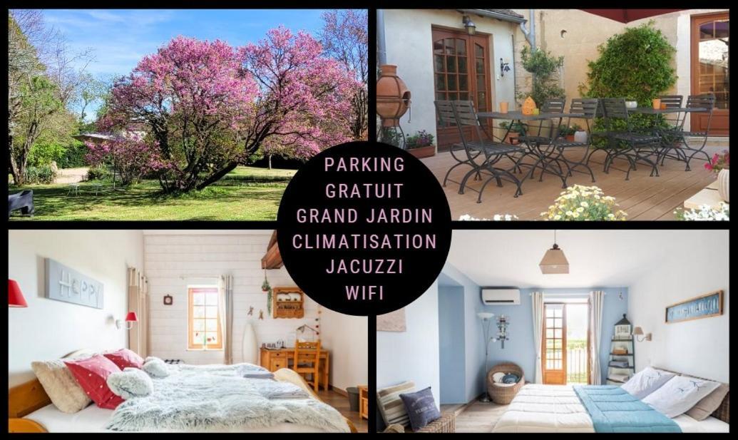 B&B Des Histoires D'Anges - Cote Jardin - Accueil Velo Турню Экстерьер фото