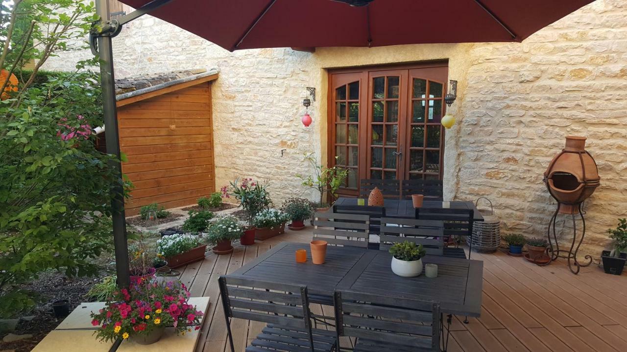 B&B Des Histoires D'Anges - Cote Jardin - Accueil Velo Турню Экстерьер фото